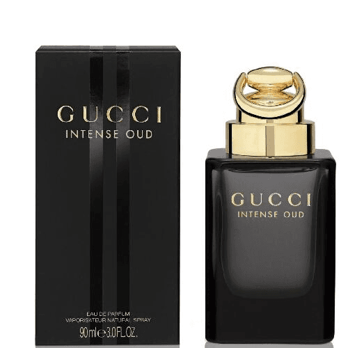 Gucci Intense Oud 90ml — bottle and packaging