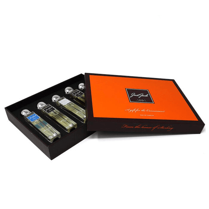 Just Jack 1691 Perfume 100ml Mix — gift set open