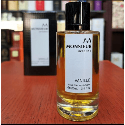 Monsieur Intense Vanille 100ml — bottle and packaging
