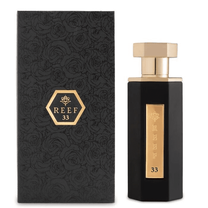 Reef 33 Perfume 100ml — bottle and packaging